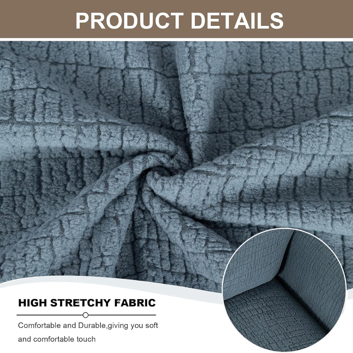 sofa cover armchair slipcover chair cover 2-piece couch shown in use