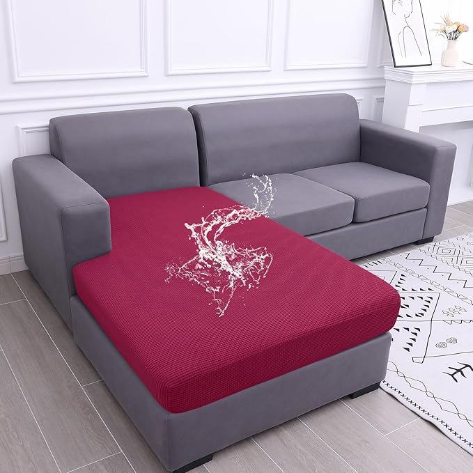 hyha Waterproof Sectional Couch Covers, Non Slip Sofa Couch Cushion Covers L by hyha