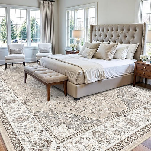 10x14 Washable Vintage Area Rug - Image 2