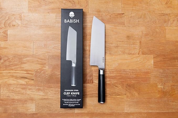 Babish High-Carbon 1.4116 German Steel Cutlery, 7.5" Clef Kitchen Knife - Image 3