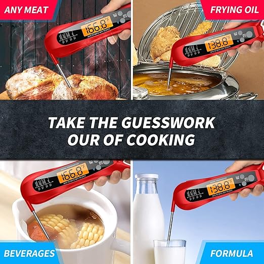 Therm Pro® Chef Meat Thermometer Digital, 1 Sec Instant Read, NIST® Certified - Image 8