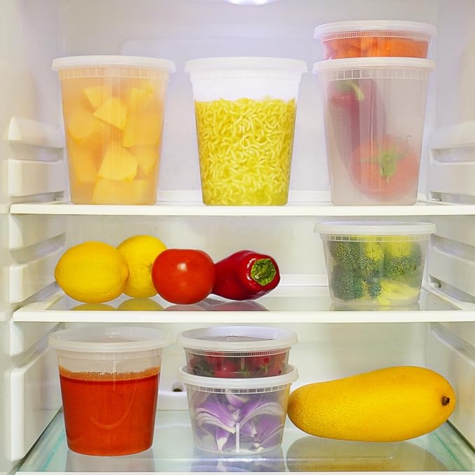TashiBox 50 Sets 16 Oz Plastic Deli Containers - Image 5