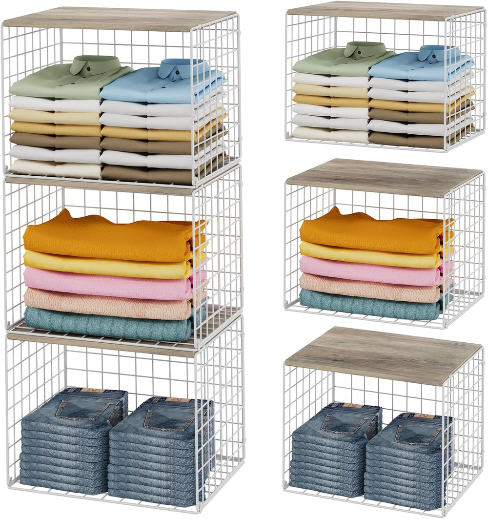 Closet Organizers And Storage Shelf, Widened Opening, Heightened Height