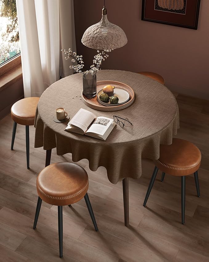 VASAGLE EKHO Collection - Dining Chairs Stools Set of 2, Upholstered Kitchen ...