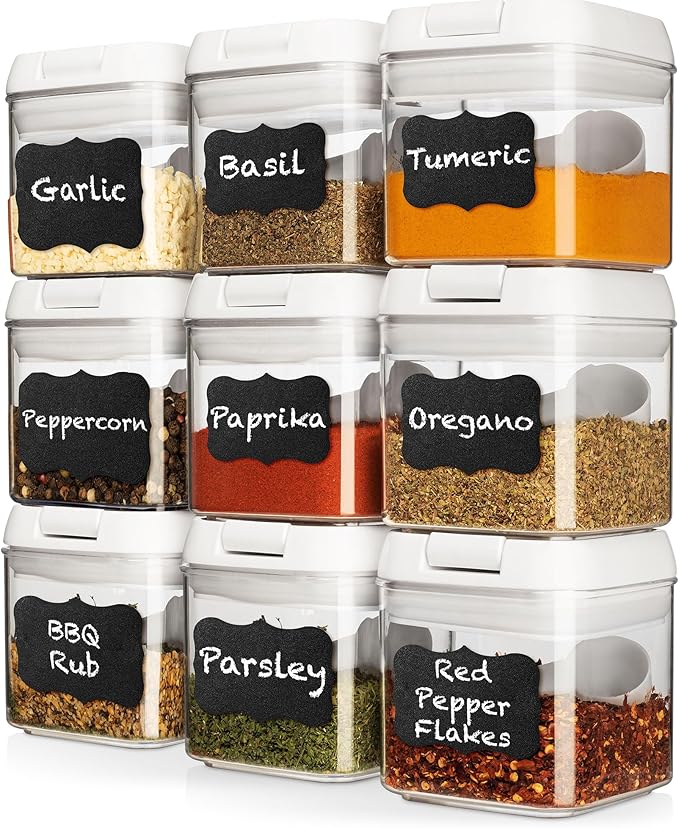 Shazo 9 PC Airtight Food Storage Containers