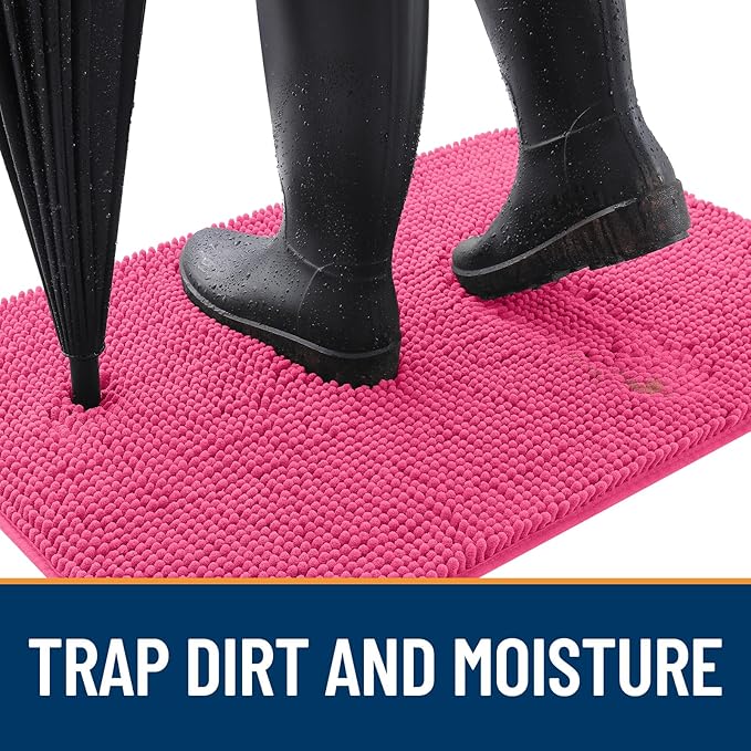 OLANLY Dog Door Mat for Muddy Paws 24x16, Absorbs Moisture and Dirt, Absorbent - Image 2