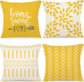 YCOLL Pillow Covers 22x22 Set of 4, Modern Sofa Throw Pillow Cover, Decorative by PillowCoversExpert