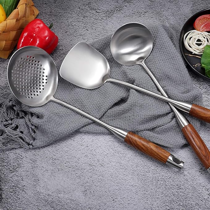 AOOSY Soup Ladle, 304 Stainless Steel Cooking Ladle Spoon - Image 8