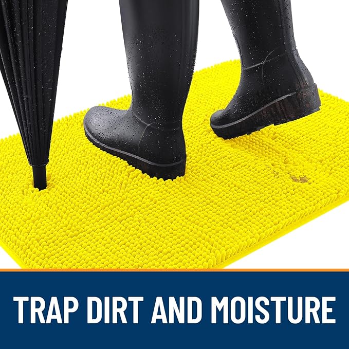 OLANLY Dog Door Mat for Muddy Paws 24x16, Absorbs Moisture and Dirt, Absorbent - Image 2
