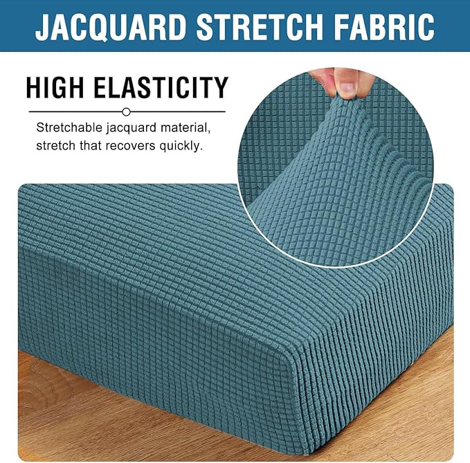 H.VERSAILTEX Super Stretch Individual Chaise Cover Sectional Couch Covers - Image 4