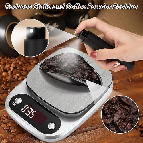 4Pcs Coffee Bean Dosing Cup, Spray Bottle, Spoon and Stirrer Tool Set, Coffee - Image 2