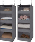 GRANNY SAYS 4-Shelf Hanging Organizer, Closet Hanging Shelves, Closet Hanging by GRANNYSAYS