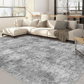 Nakagishi 10x14 Area Rugs Living Room: Washable Abstract Large Neutral Soft Rug by NakagishiAreaRug