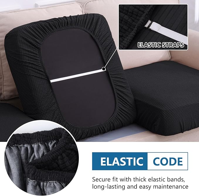 hyha Waterproof Couch Cushion Covers - Image 4