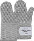 Restaurantware 2-Piece Silicone Oven Mitts Set 1 Case of 13.98 x 7.28 x 1.57 by Restaurantware