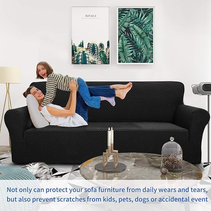 ZNSAYOTX 1 Piece Jacquard Couch Covers - Image 2
