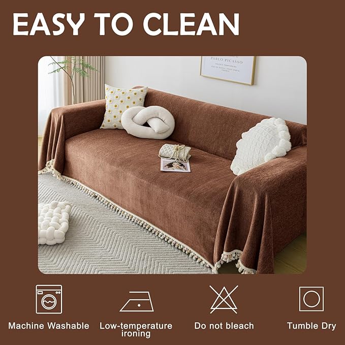HANDONTIME Boho Style Sofa Cover - Image 7