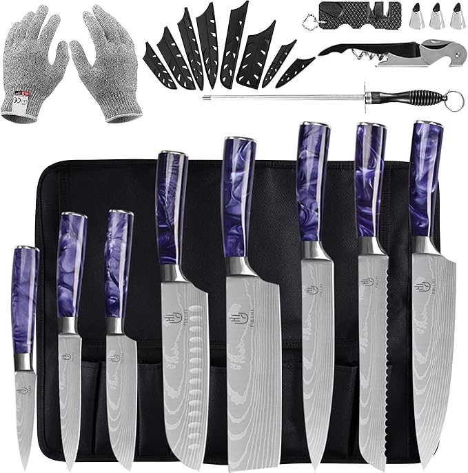 FULLHI Knife Set by ExpertForPortableAndButcherKnifeSet