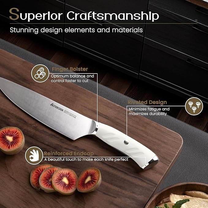 Knife Set, Astercook Kitchen Knife Set
