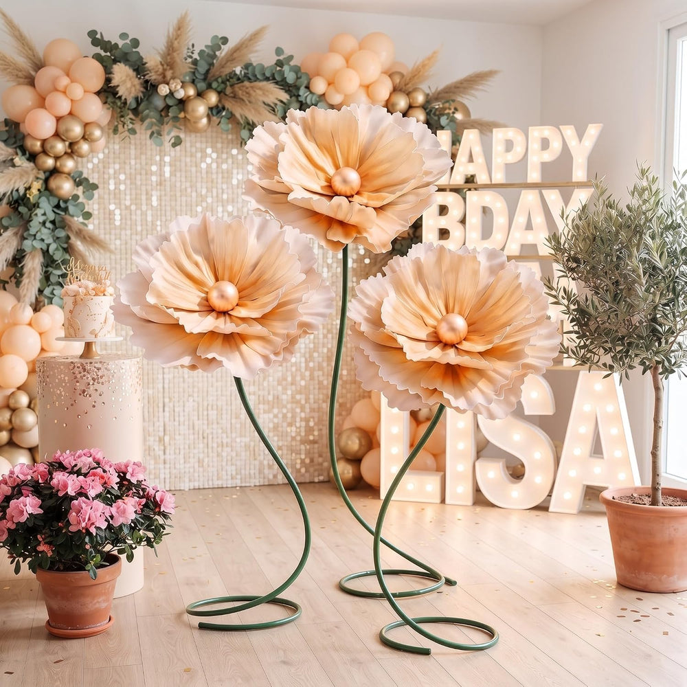 3 PCS 5ft Giant Artificial Flower, Back to School Decor