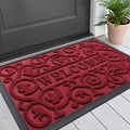 Smiry Welcome Door Mat Outside Entrance, Heavy Duty Trap Dirt and Moisture Easy by Smiry
