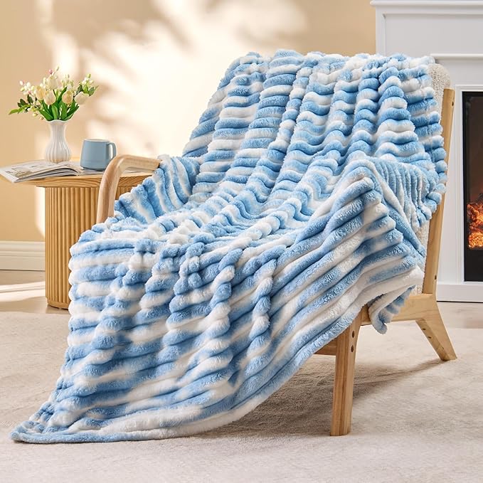 BEDELITE Fleece Throw Blanket for Couch by BEDELITE