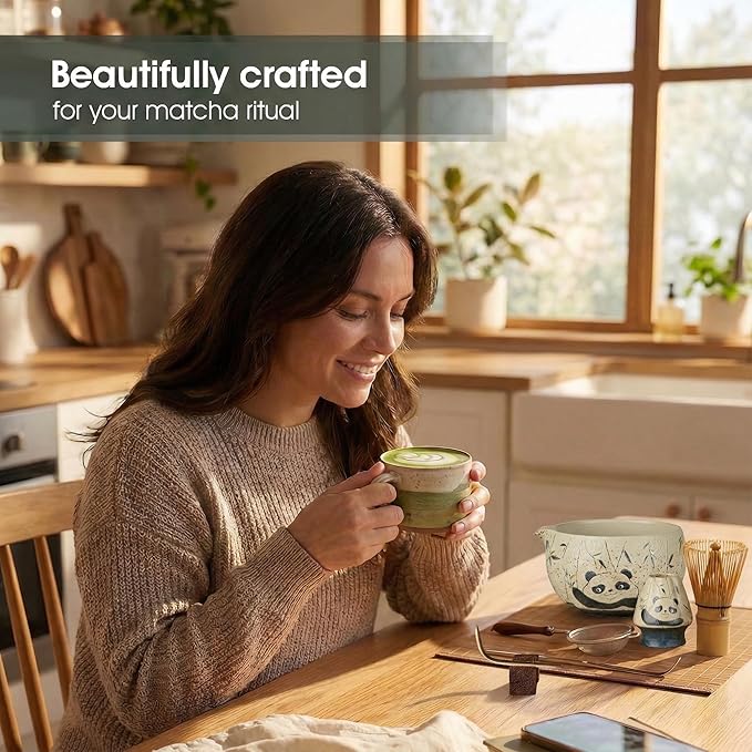 Matcha Whisk Set, 7-Piece Matcha Kit