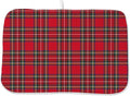 Christmas Dish Drying Mat 18 x 24 inch Red Buffalo Plaid Decorative Drying Mats by AEIOAE