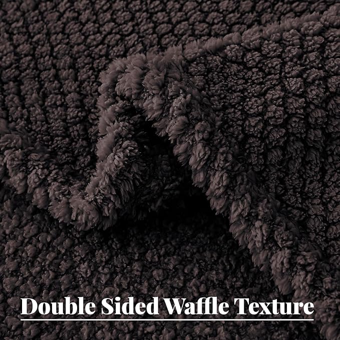 Whale Flotilla Queen Size Fuzzy Fleece Blanket, Fluffy Warm Soft Jacquard Bed - Image 5