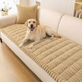Smiry Couch Cover for Dogs Washable, Non Slip Fuzzy Pet Couch Covers for 3 by Smiry