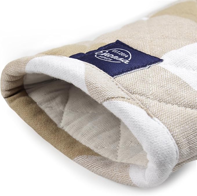 Encasa XO Long 12"x7" Oven Microwave Hand Gloves Mitts - Image 3