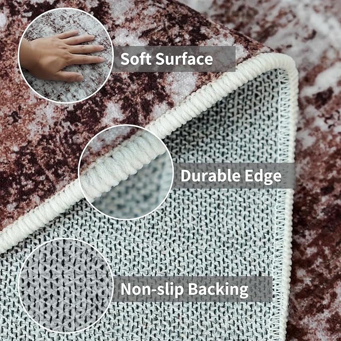 4x10 Wide Washable Runner Rug: Easy-to-Clean Runners - Image 4