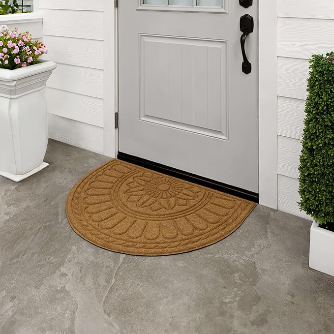 Mohawk Home Entryway Door Mat 2' X 3' All Weather Outdoor Non Slip Recycled - Image 3