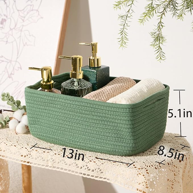 MiniArk Small Storage Baskets for Organizing | Closet Organizer Bins | Shelf - Image 3