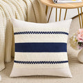 Fancy Homi Set of 1 Navy Blue Big Decorative Throw Pillow Covers 24x24 Inch by Fancy+Homi
