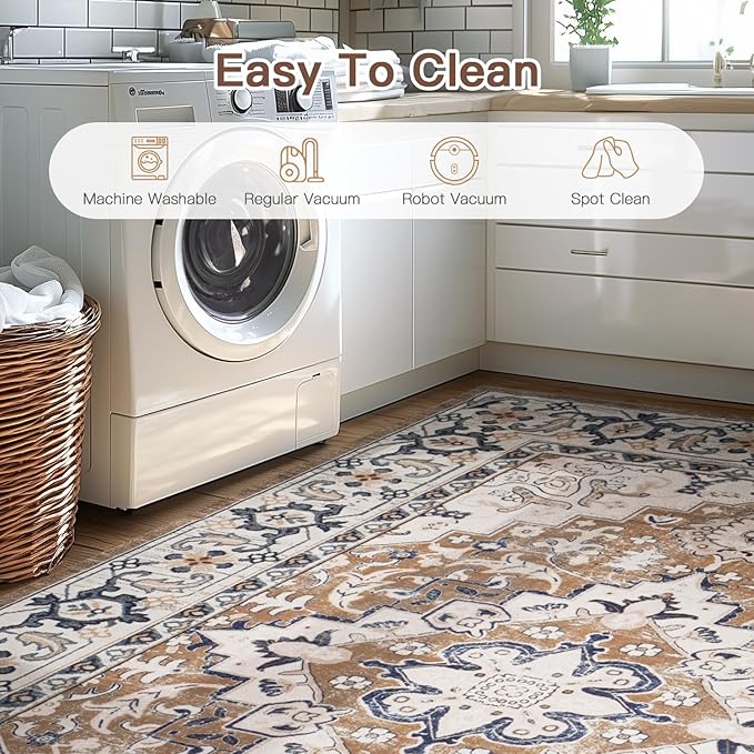 Lofus 6x9 Area Rugs for Living Room, Washable Area Rug, Rugs for Bedroom - Image 6