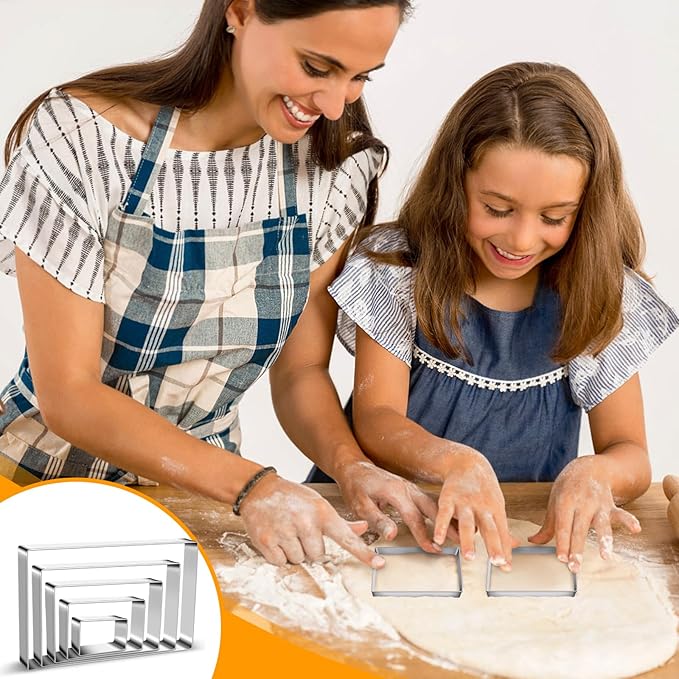 Rectangle Cookie Cutters Egg Biscuit - Image 4