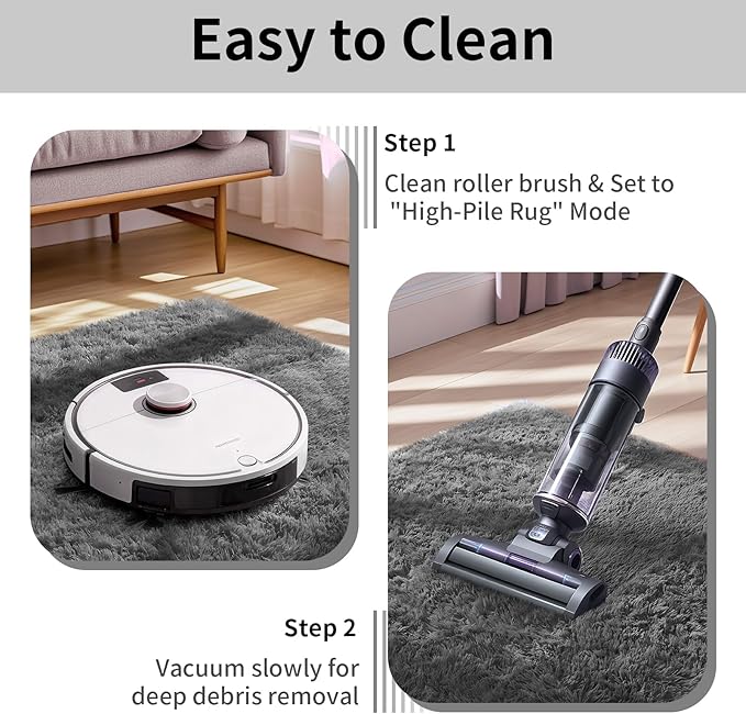 Ophanie Runner Rug for Hallway, 2x5 Upgrade Non-Slip Fluffy Soft Bedside Rugs - Image 6