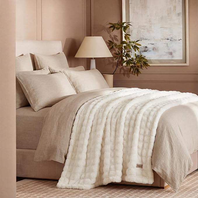 Bedsure 3D Fleece Bubble Blanket - Image 4
