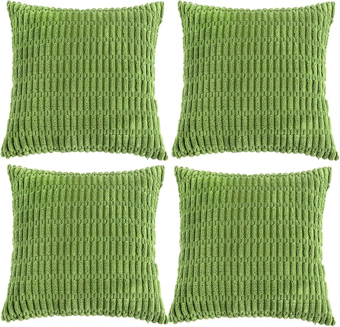 Fancy Homi 4 Packs Boho Lime Green Decorative Throw Pillow Covers 26x26 Inch by Fancy+Homi