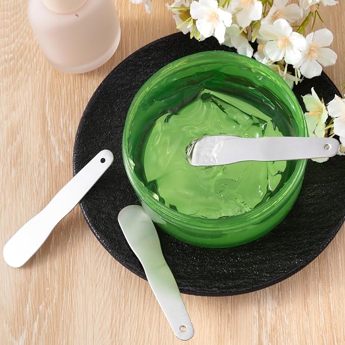 Pndeyo 3pcs Mini Stainless Steel Makeup Spatula, 3.35x0.69in Reusable Cosmetic - Image 6