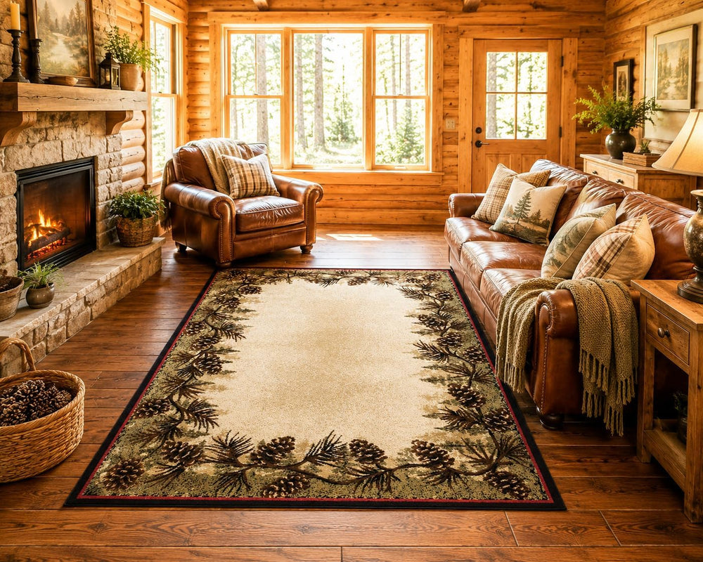Mayberry Rug AD3823 5X8 Mount Le Conte Multi Area Rug