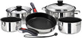 Magma 10 Piece Gourmet Nesting Stainless Steel Cookware Set by MagmaProducts