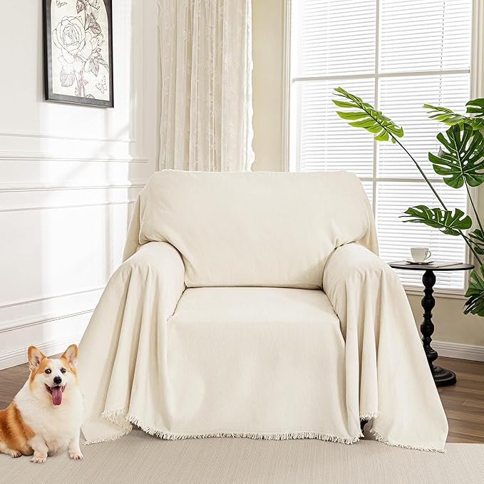 MYSKY HOME Oversized Chair Cover, Armchair Couch Cover by MYSKYHOME