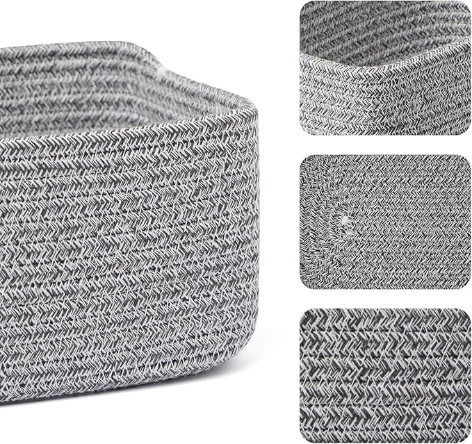 MiniArk Small Storage Baskets for Organizing | Closet Organizer Bins | Shelf - Image 2