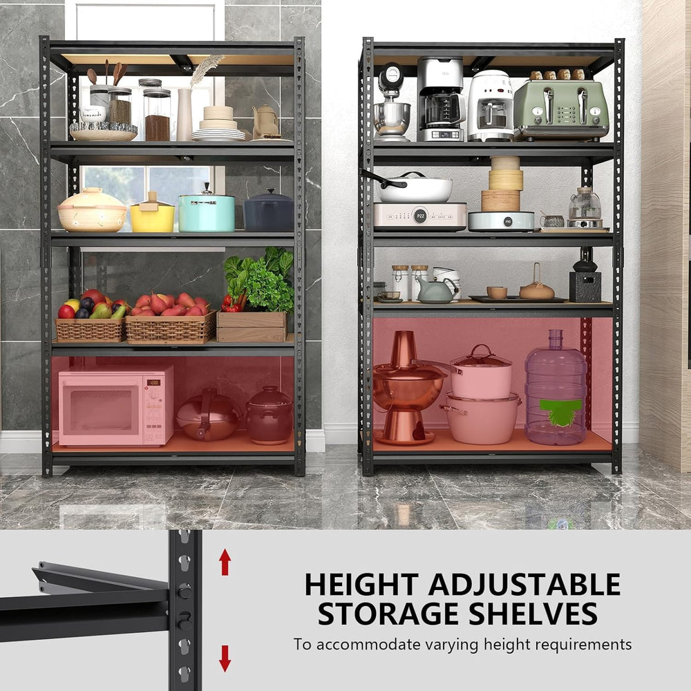 72" H Storage Shelves,Storage Shelves Heavy Duty,2400LBS Metal Shelving ...