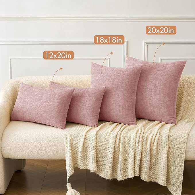 MIULEE Pack of 2 Couch Valentines Throw Pillow Covers 12x20 Inch Soft Spring - Image 4