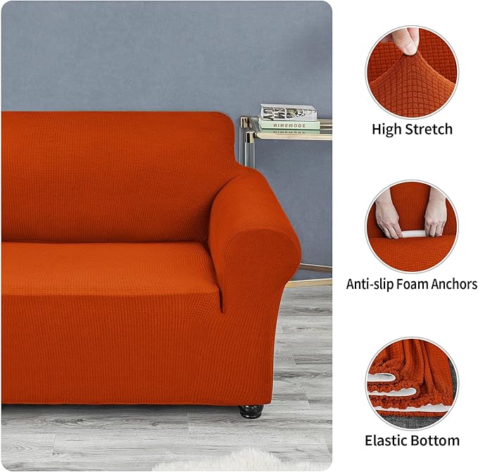 Joccun Stretch Chair Couch Cover, 1-Piece Sofa Slipcover Spandex Jacquard - Image 5