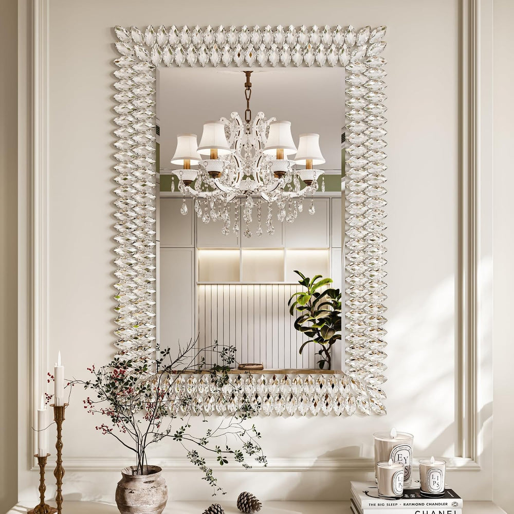 Kelly Miller 28"x40" Jeweled Luxury Rectangle Decorative Wall Mirror