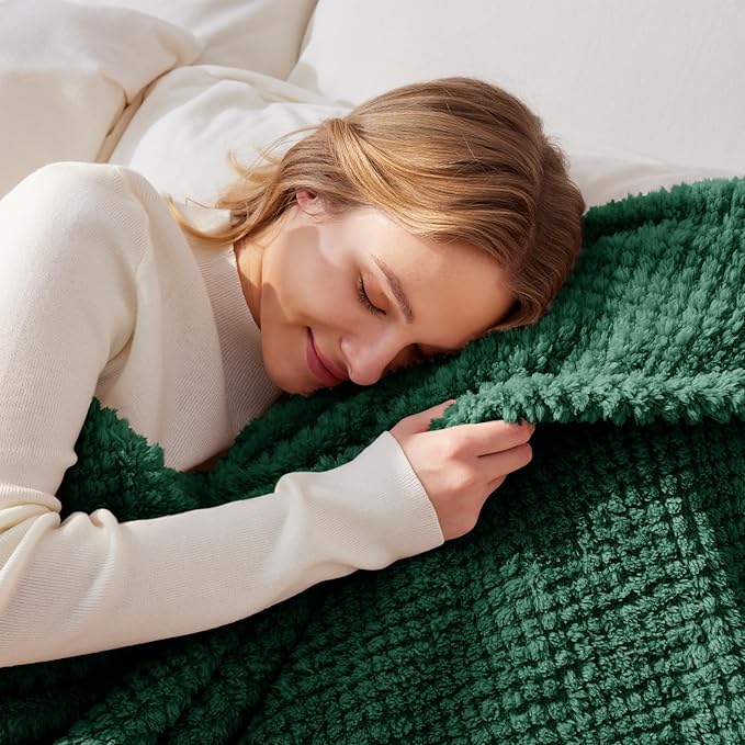 Whale Flotilla Twin Size Fuzzy Fleece Blanket - Image 2